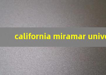 california miramar university